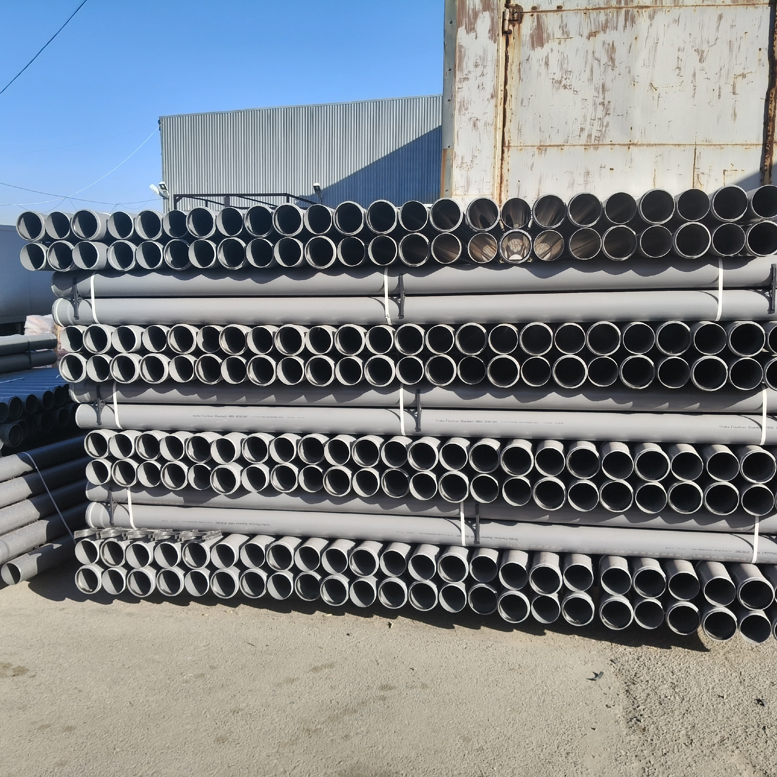 Труба НПВХ 110 мм серая