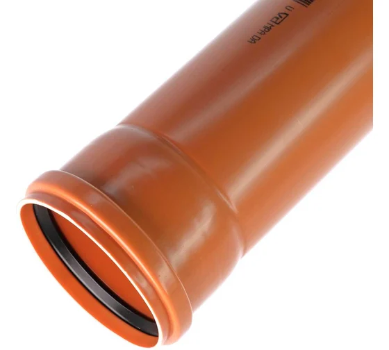 Труба ПП 110 мм SN2 рыжая